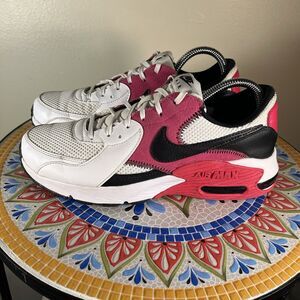 Nike Air Max Excee Womens Sz 9 White/Black/Rush Pink CD5432-119 Sneakers Shoes